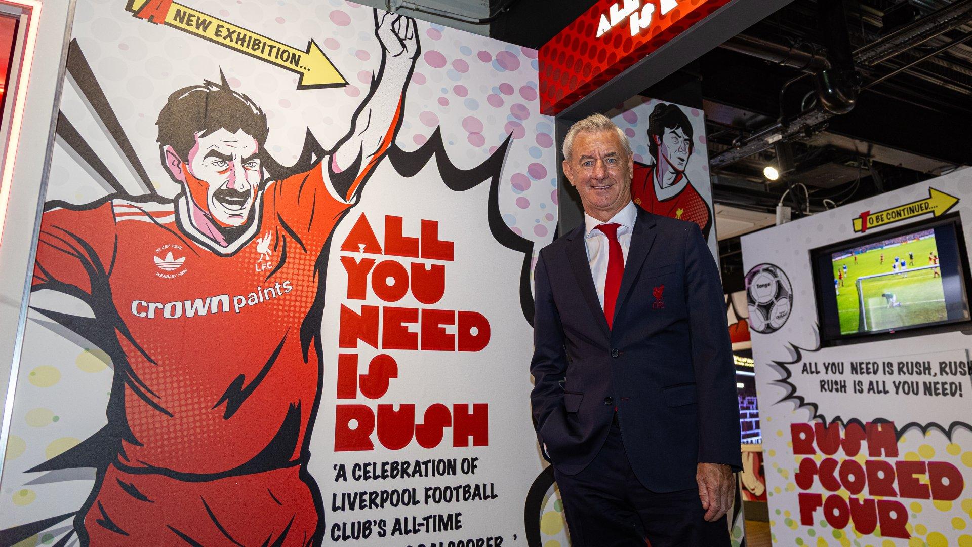 LFC's greatest goalscorer honoured with 'All You Need Is Rush' immersive exhibition