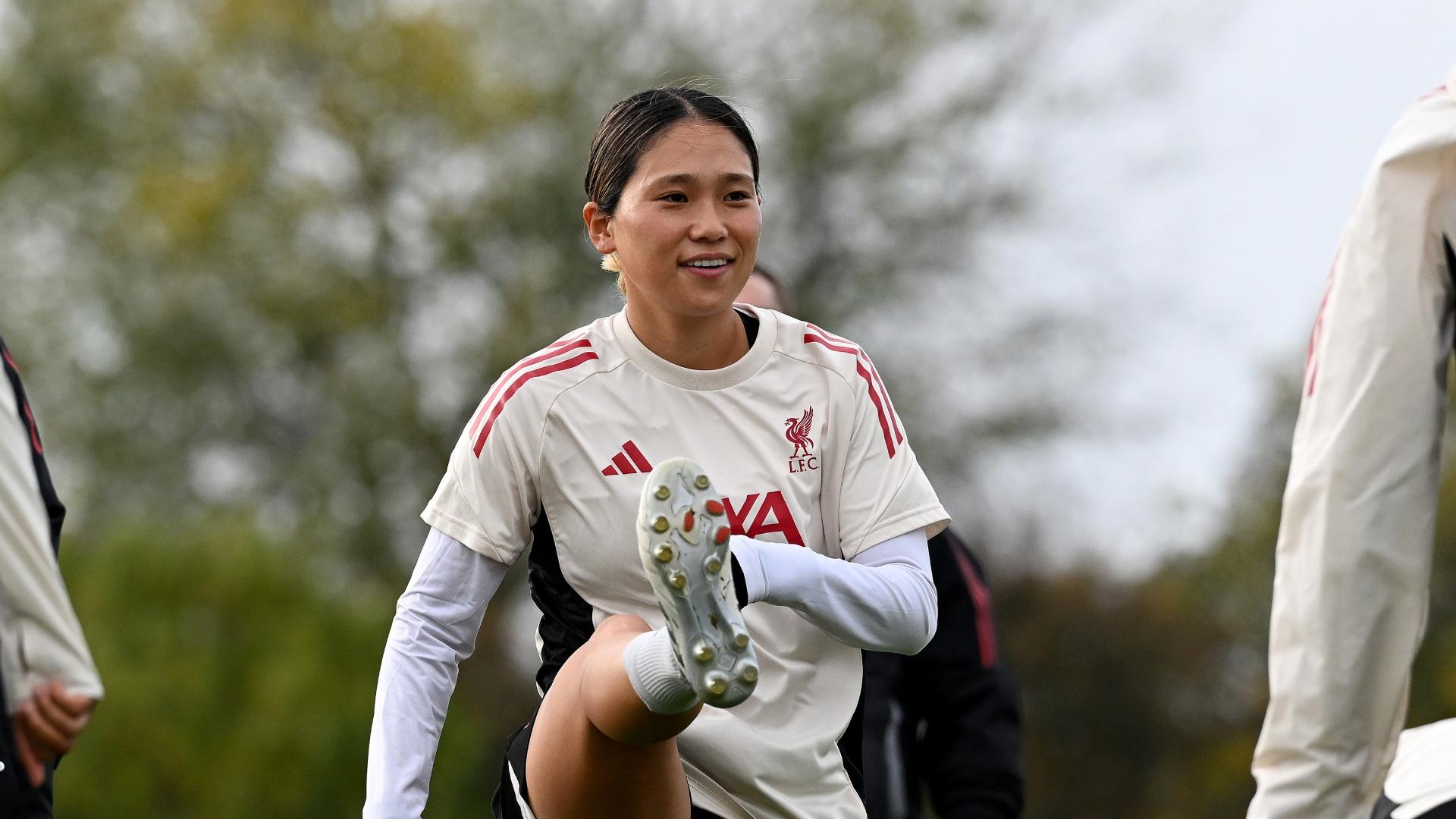 Training photos: Liverpool return ahead of WSL trip to Tottenham