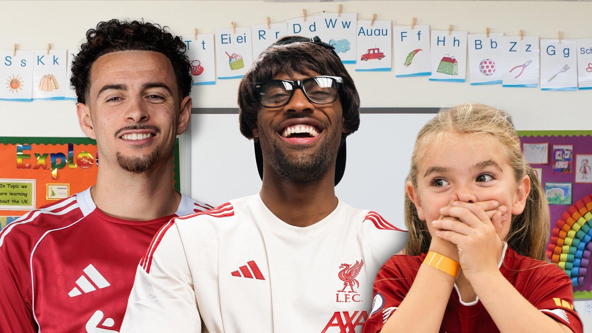 Watch: Endo, Gravenberch and Jones surprise LFC Foundation event