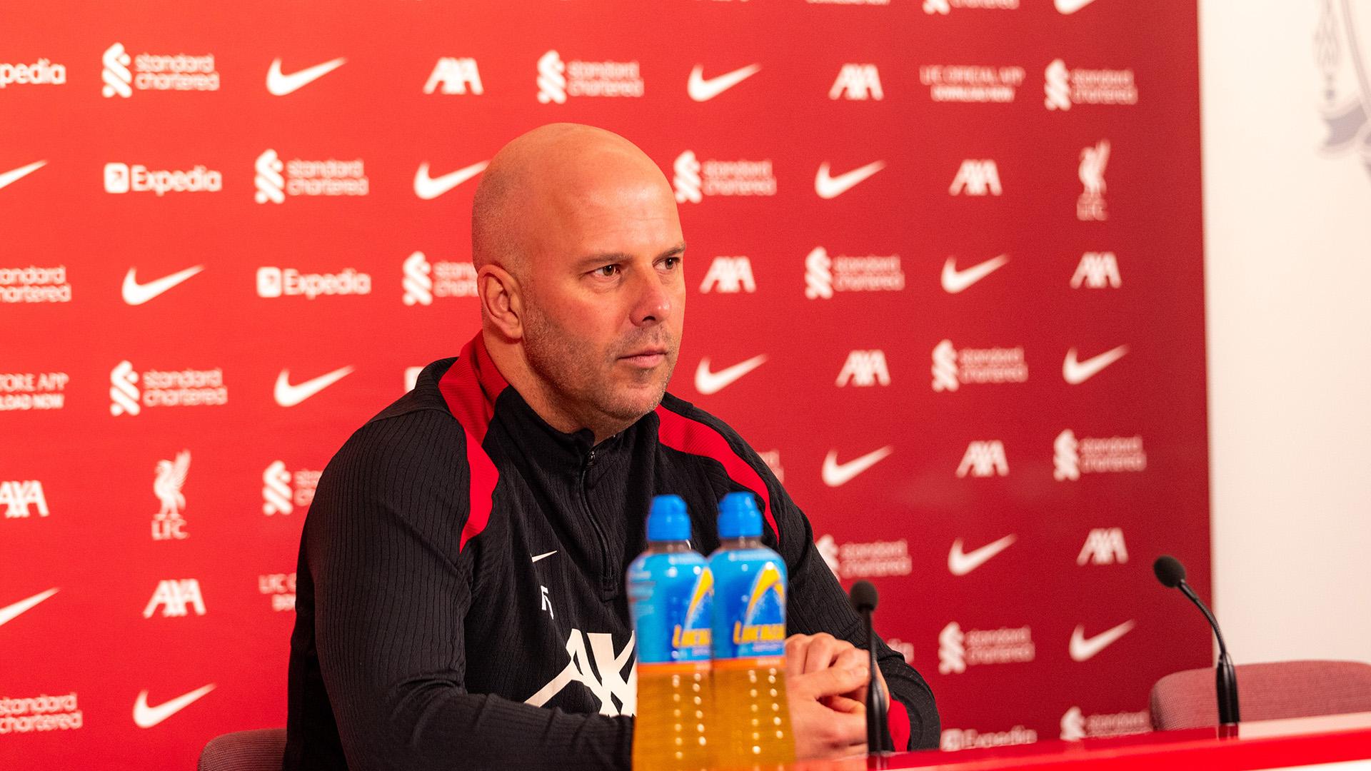 On demand: Arne Slot's pre-Tottenham Hotspur press conference
