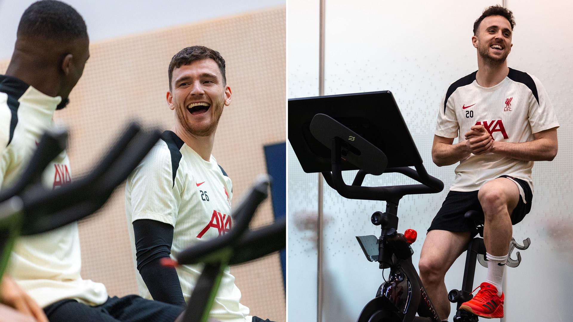 Photos: Recovery work as Liverpool switch focus from Carabao Cup win to FA Cup prep