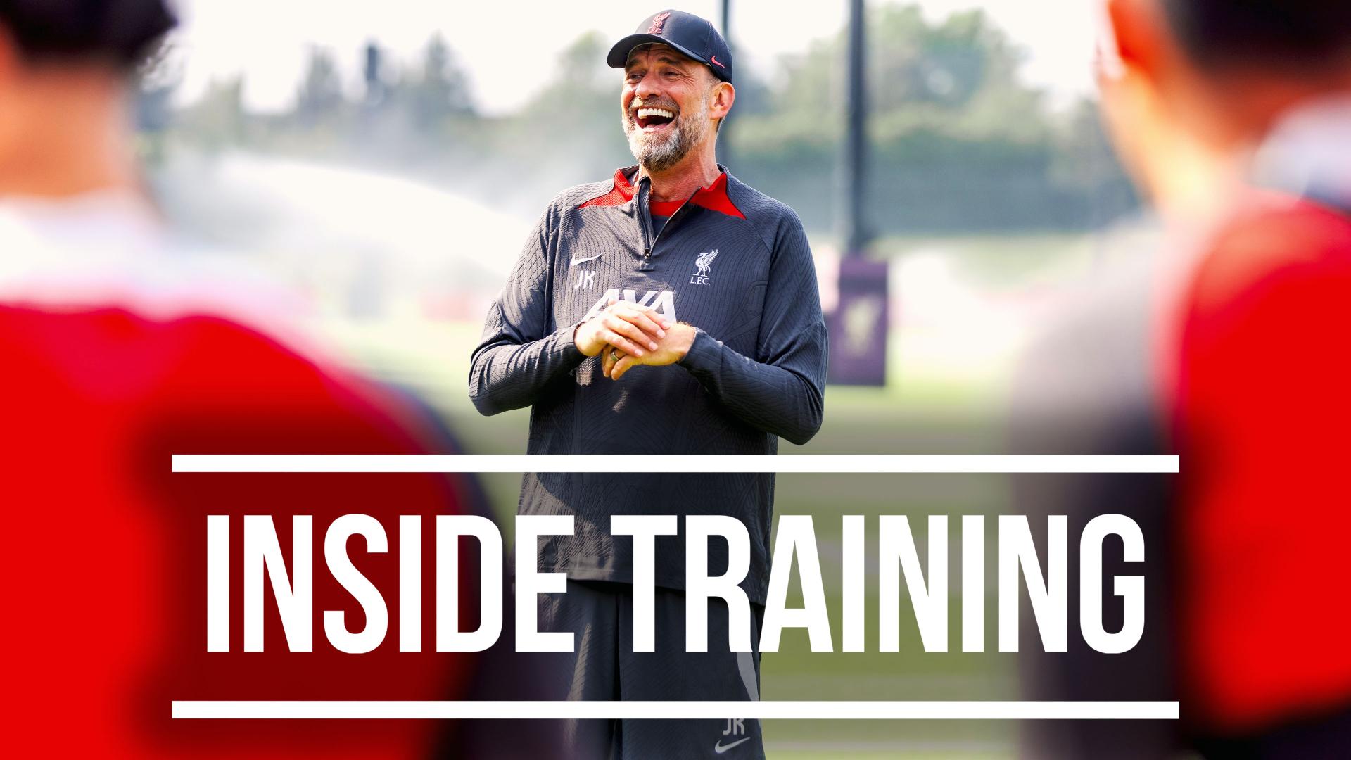 Inside Training: Behind the scenes of Jürgen Klopp's final Reds session