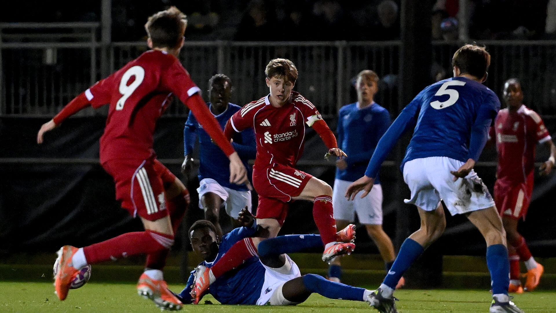 U18s match report: Liverpool beaten in derby meeting with Everton