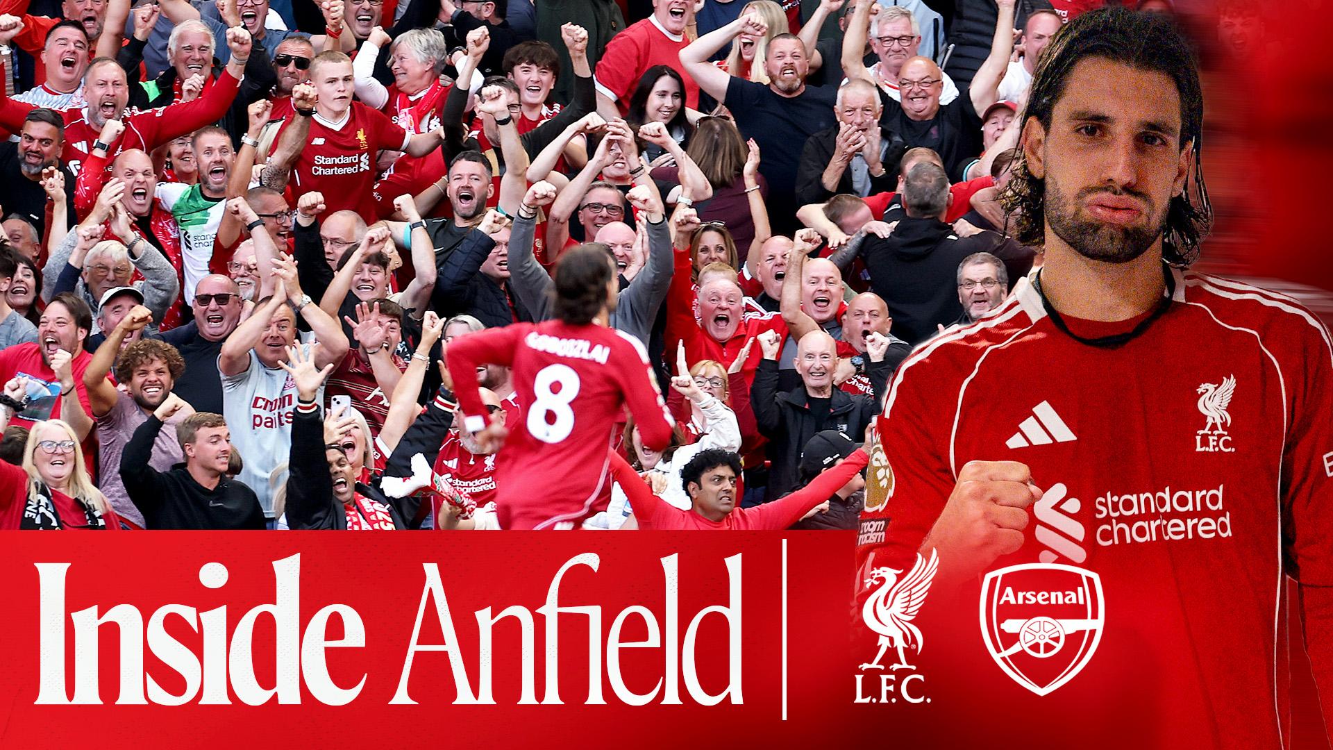 Inside Anfield: New angles and unseen moments from Liverpool 1-0 Arsenal