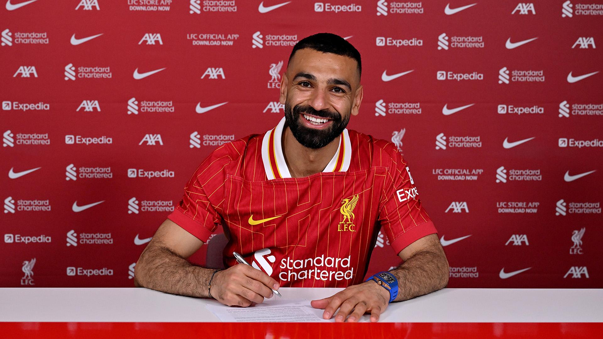 Mohamed Salah signs new contract with Liverpool FC