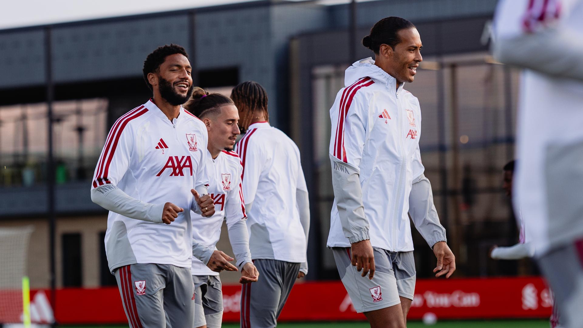 Training photos: Liverpool prepare for UCL opener against Atletico Madrid