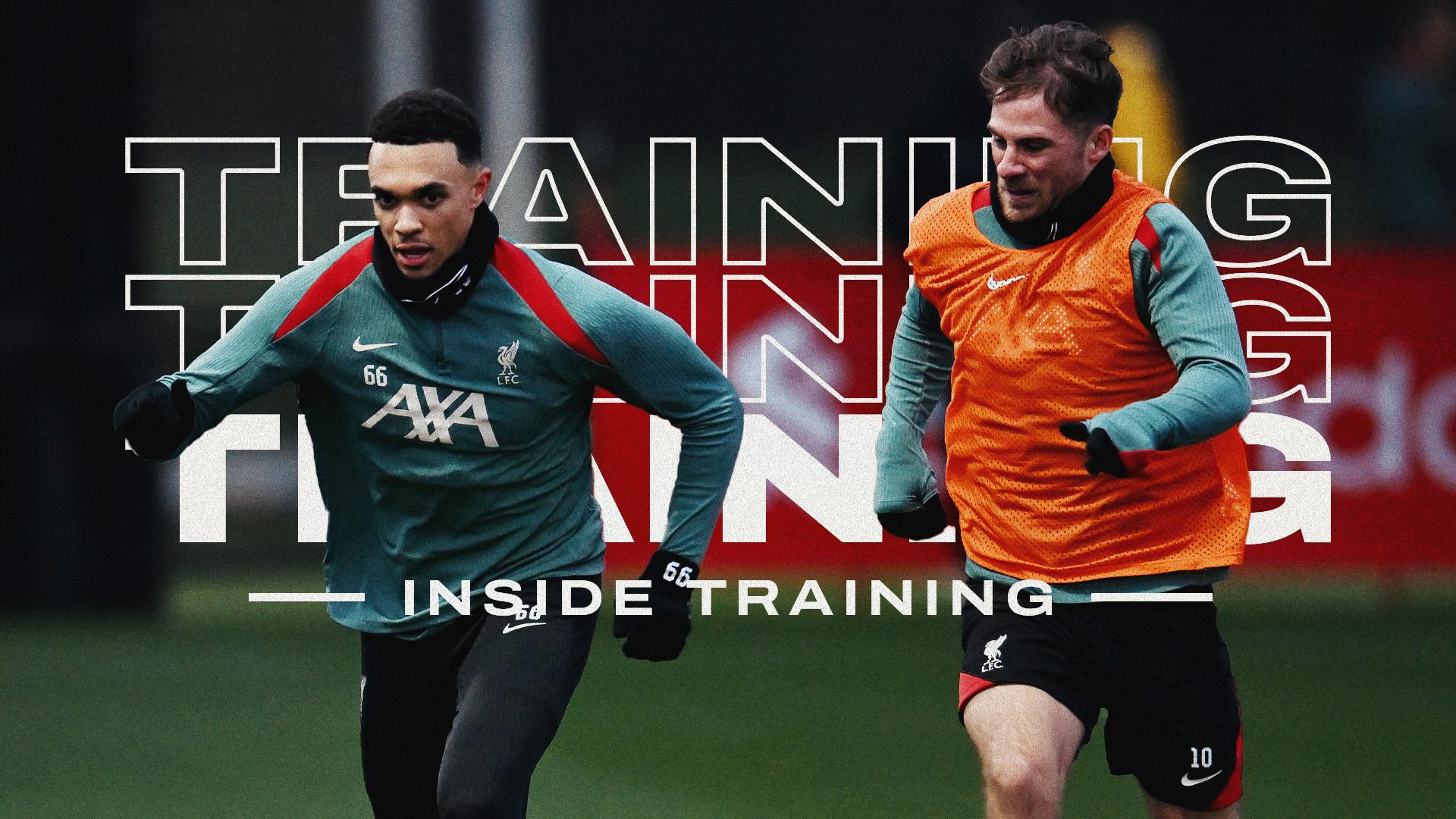 Inside Training: Indoor games, target practice and more pre-Everton work