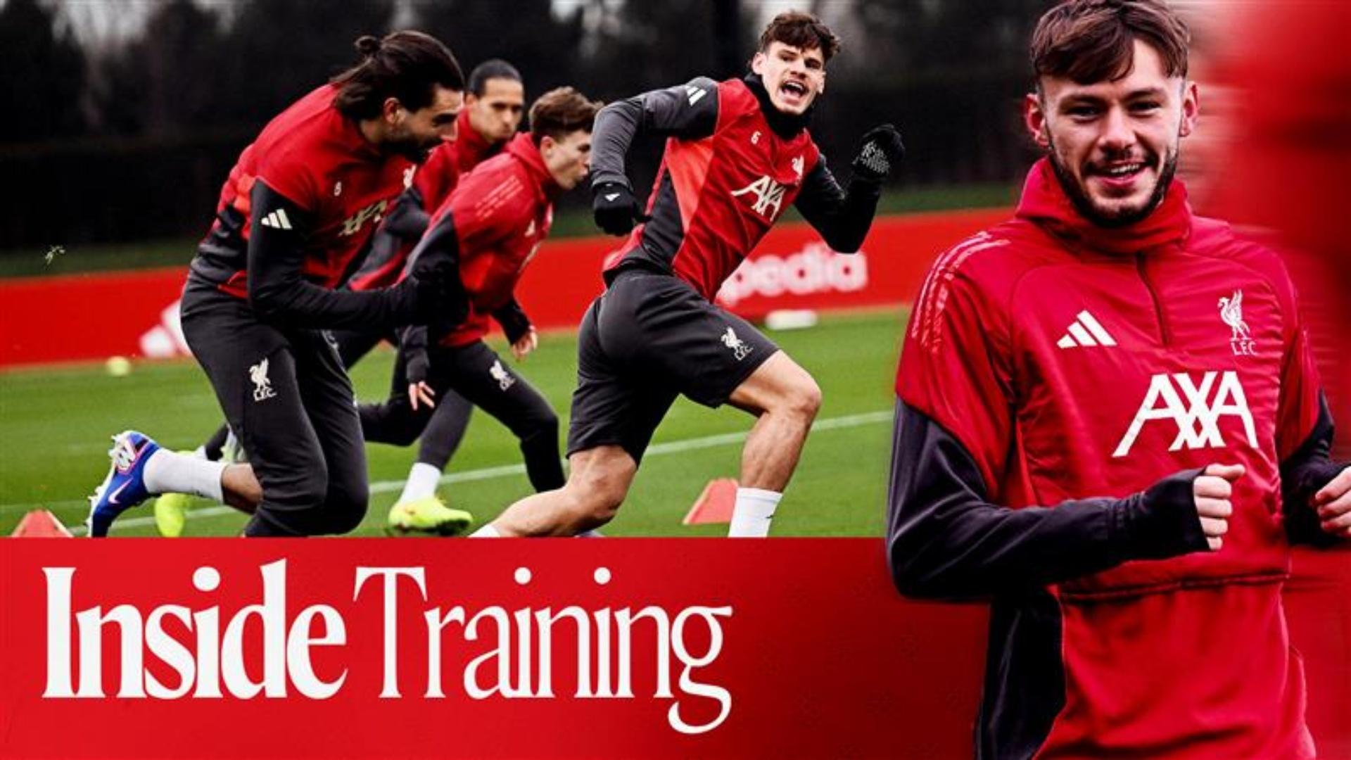Inside Training: Behind-the-scenes access as Liverpool get set for Leeds