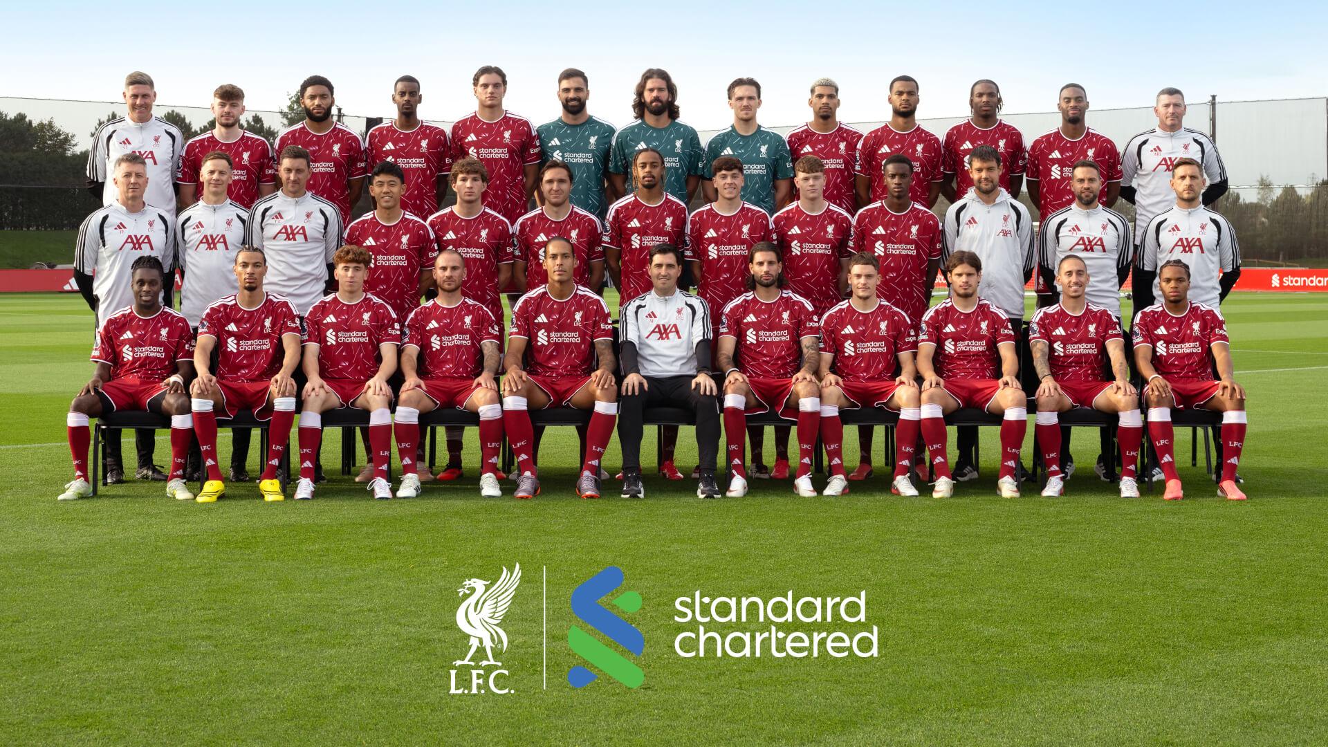 Liverpool's official men's squad photo for 2026-27 released