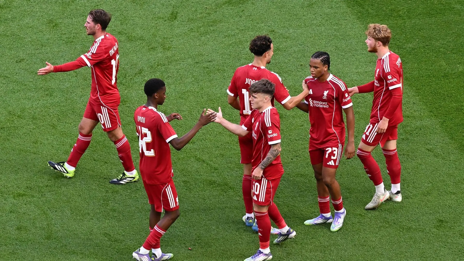 Liverpool kick off Athletic Club double-header at Anfield with 4-1 win