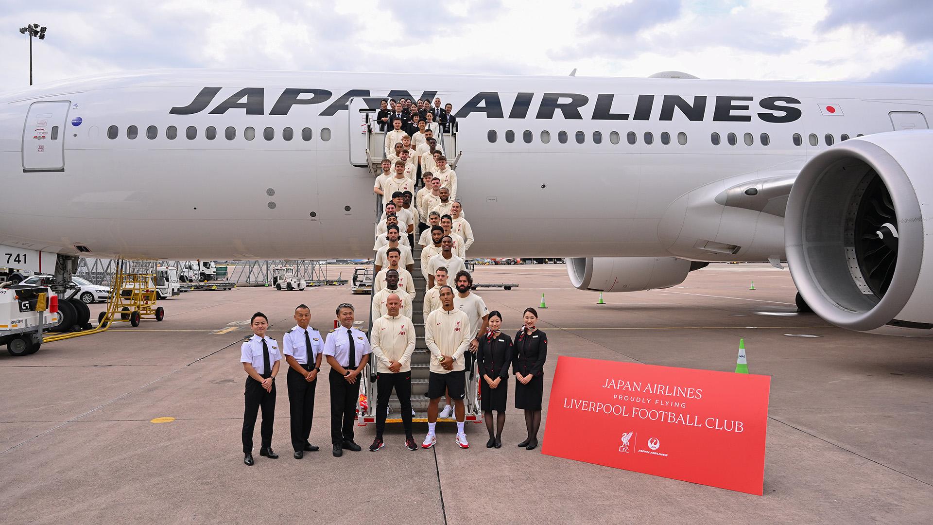Departure photos: Liverpool head to Hong Kong for start of pre-season tour