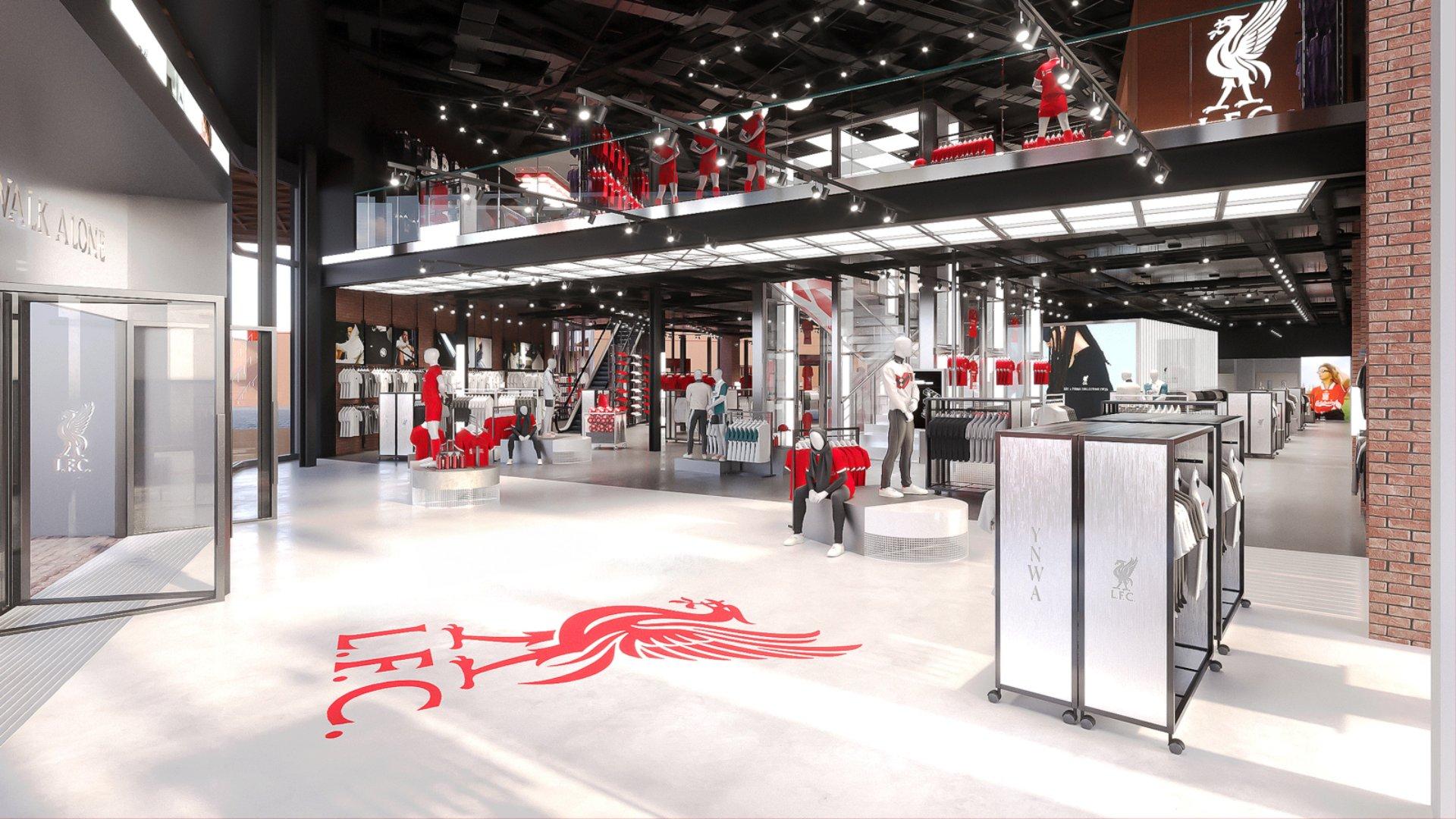 LFC submits planning application to refurbish flagship retail store at Anfield
