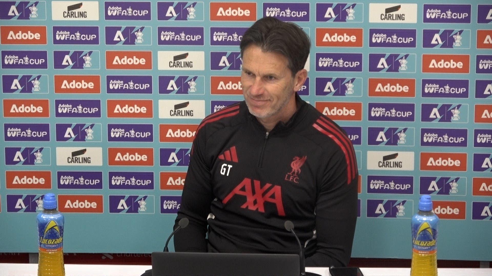 Press conference: Gareth Taylor previews Women's FA Cup semi-final