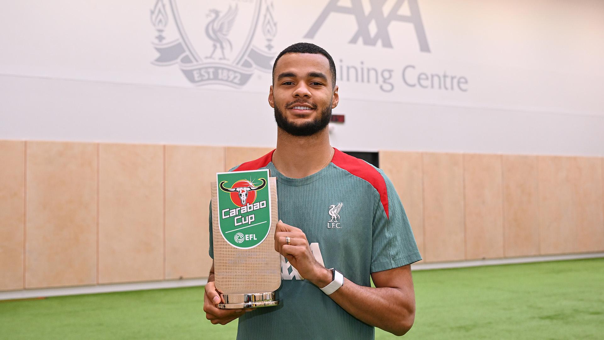 Cody Gakpo wins Carabao Cup Player of the Round award