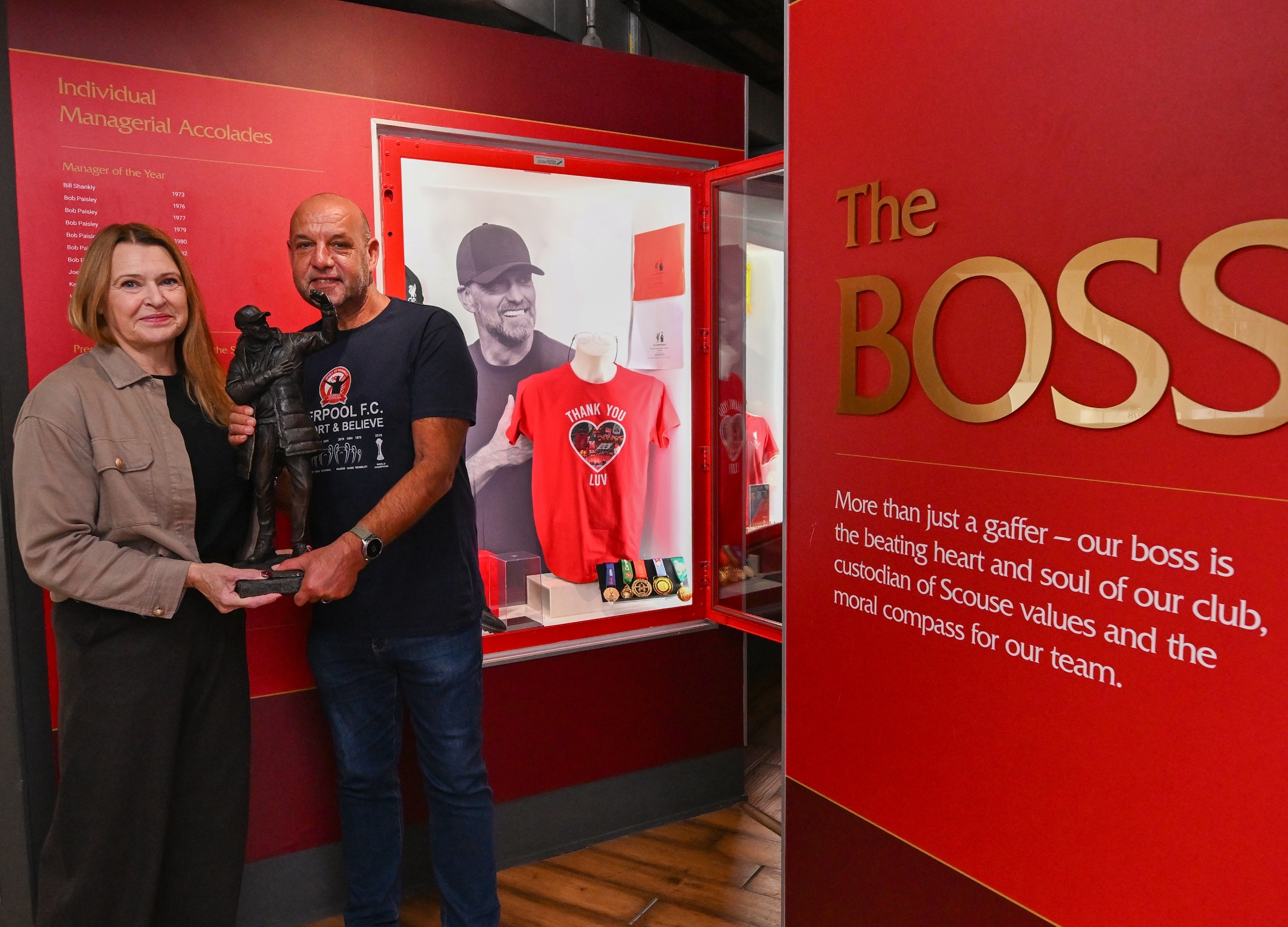 Jurgen Klopp statue unveiling