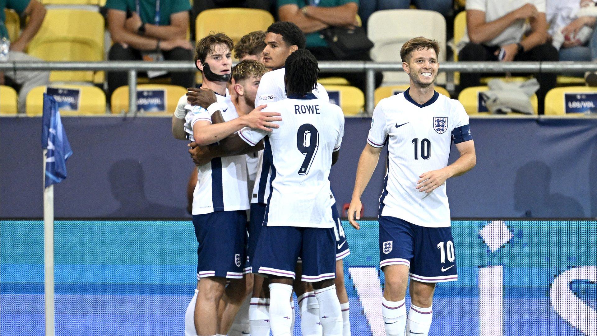 Harvey Elliott scores as England begin U21 Euros defence with a win