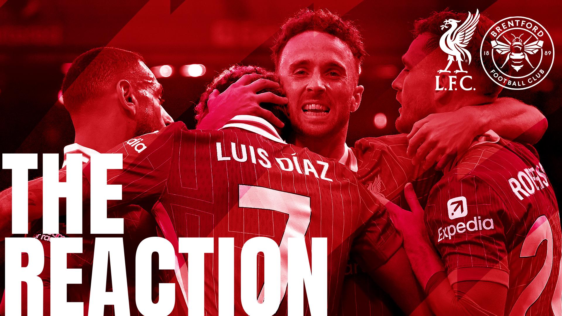 Listen now: 'The Reaction' from Anfield after Liverpool 2-0 Brentford