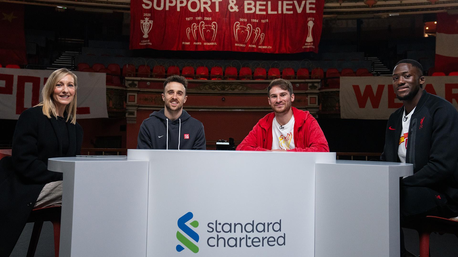 'The Reds Roundtable': Jota, Konate and Mac Allister talk childhood heroes, family and a surprise striker