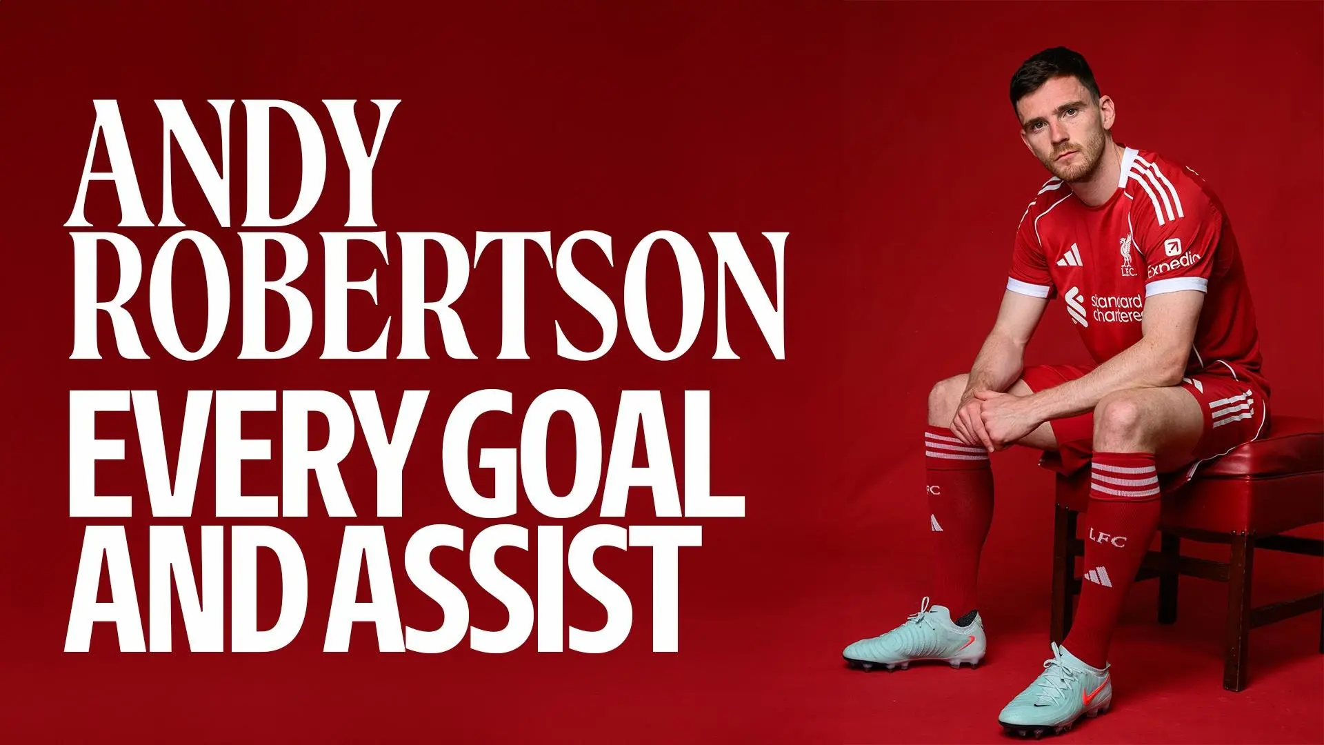 Compilation: Watch every Andy Robertson goal and assist for Liverpool