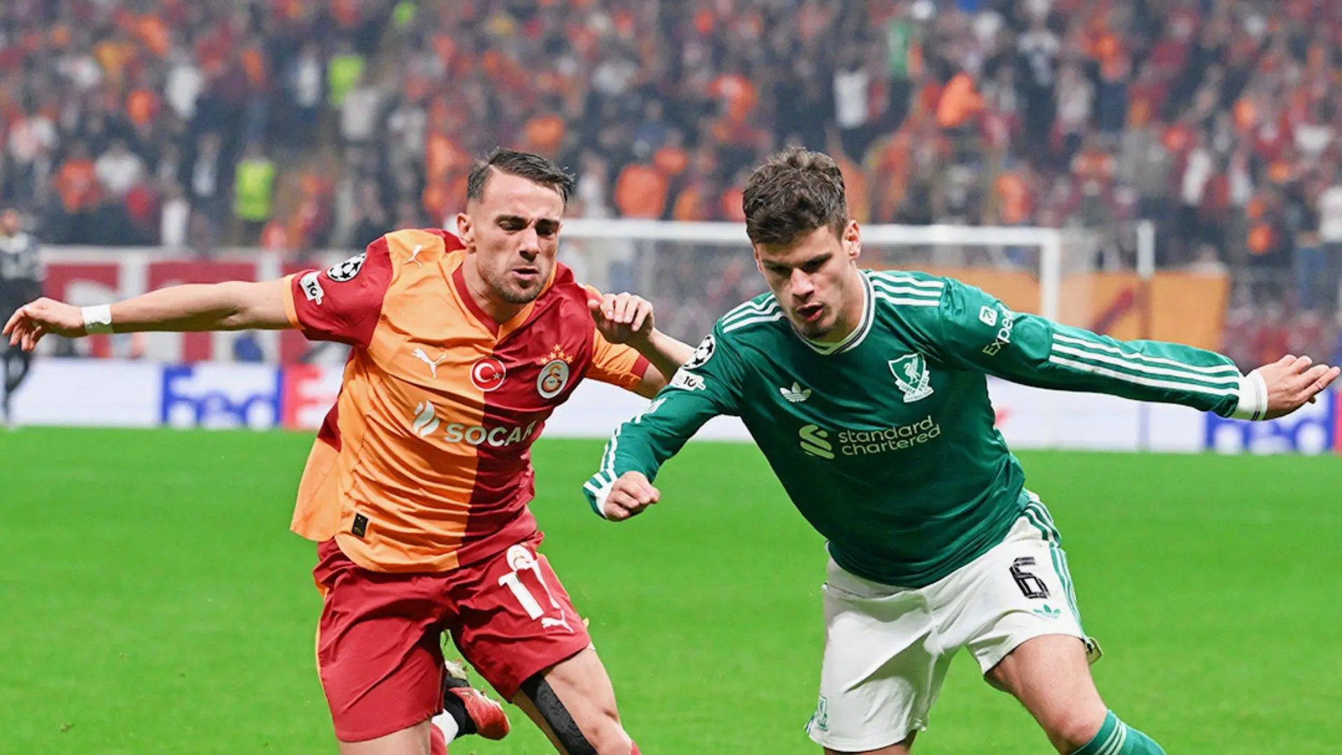 Liverpool slip to defeat by Galatasaray in Istanbul