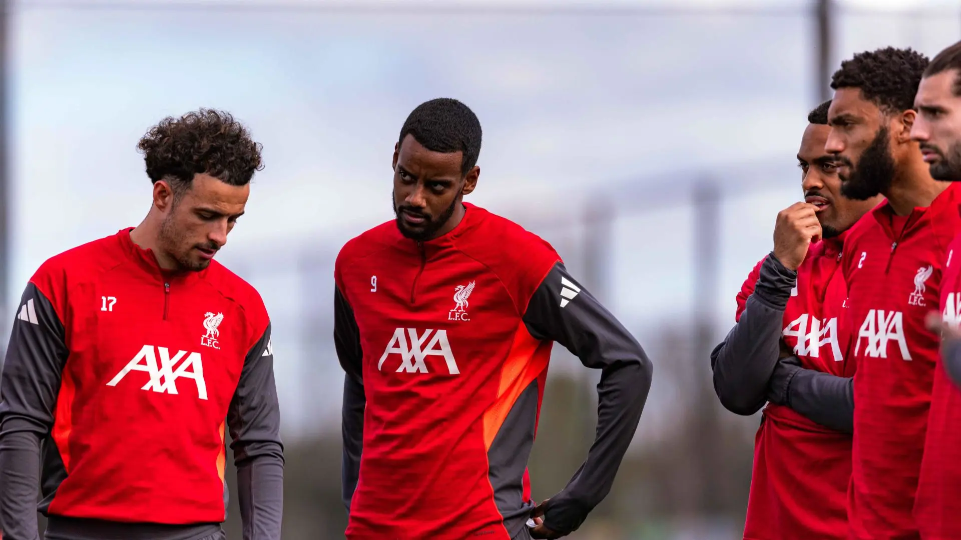 Live training photos: Isak joins Liverpool's prep ahead of Man City cup clash