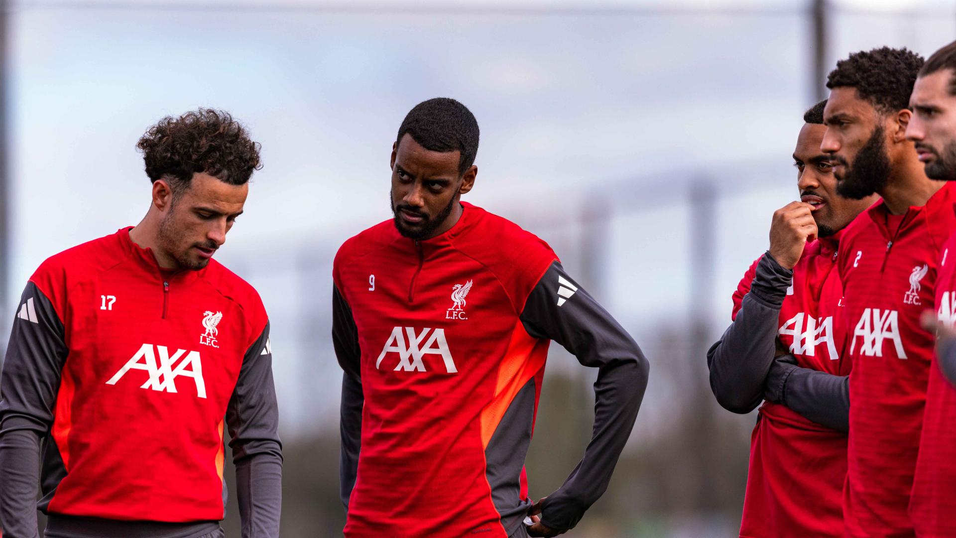 Live training photos: Isak joins Liverpool's prep ahead of Man City cup clash