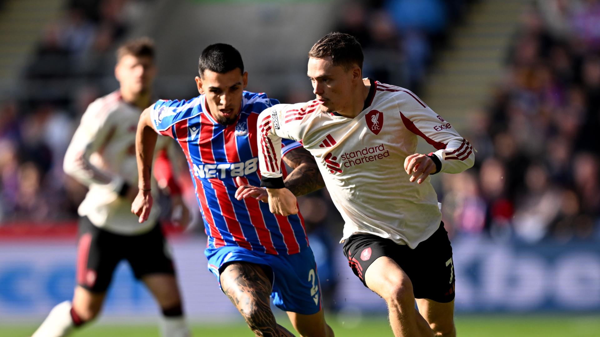 Liverpool beaten away at Crystal Palace in Premier League