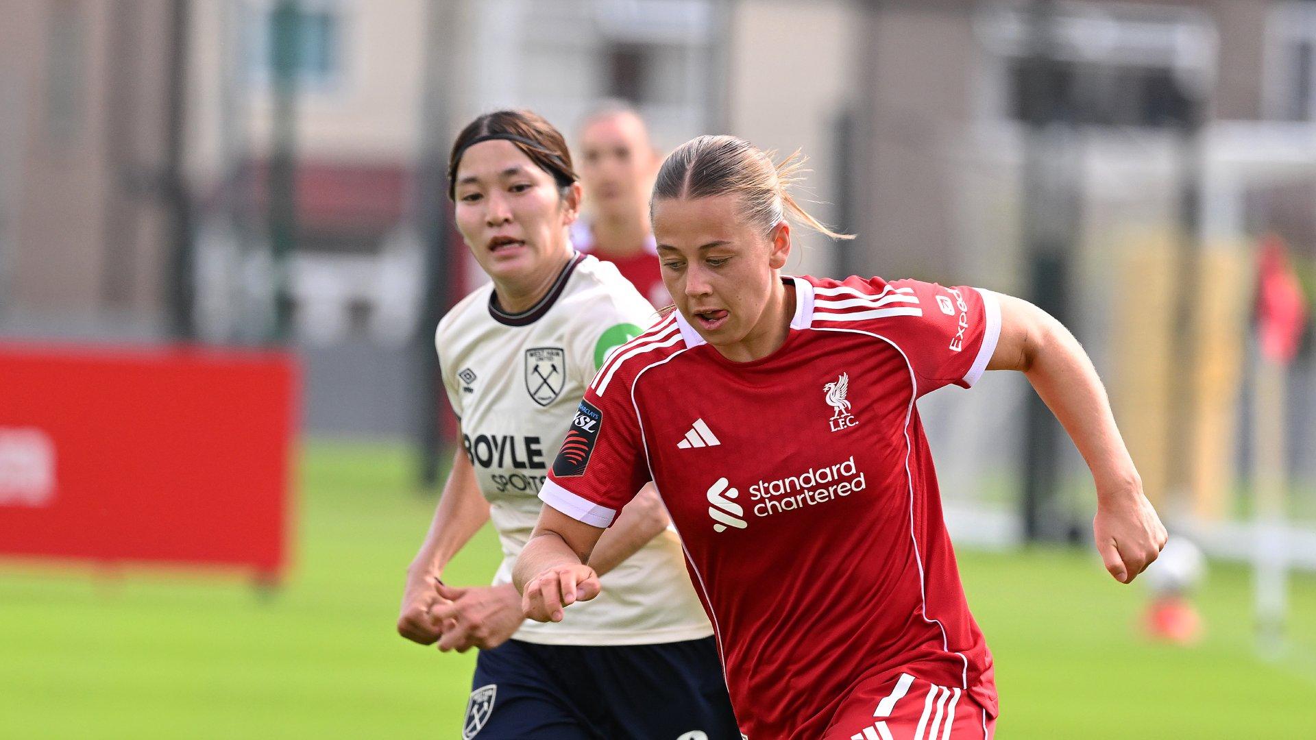 LFC Women lose to West Ham in penultimate pre-season friendly