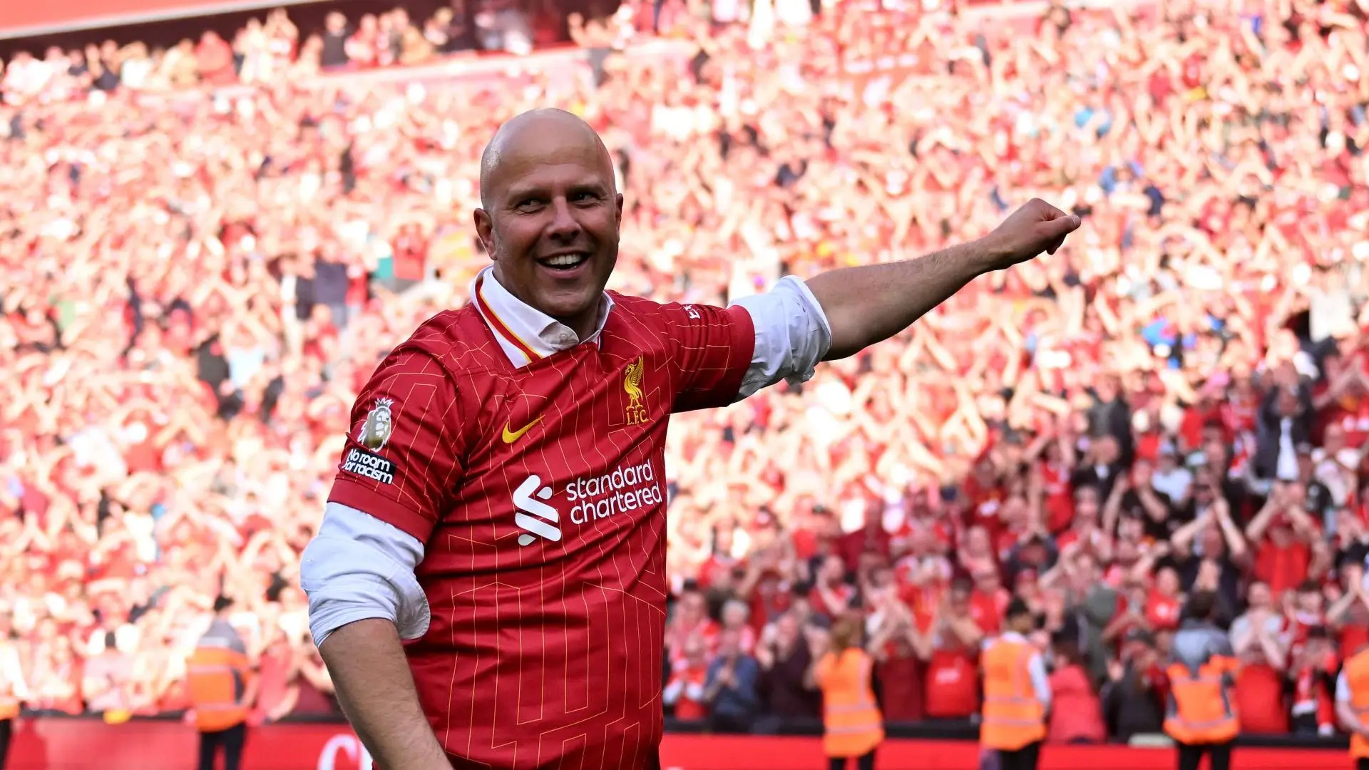 The best bits from Arne Slot's press conference after Liverpool's 'special' title win