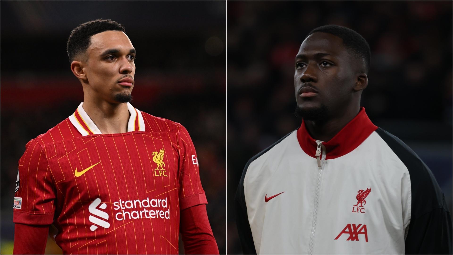 Trent Alexander-Arnold and Ibrahima Konate fitness updates