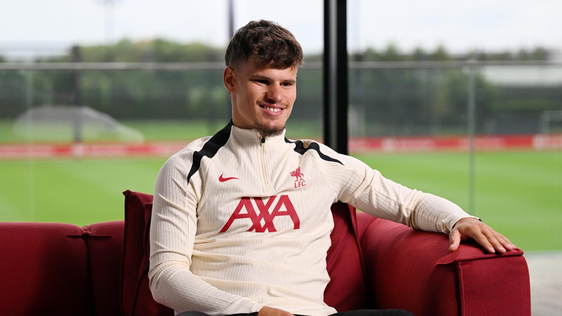 Milos Kerkez's first LFC interview: 'This club is meant to win trophies - I'll give everything for that'