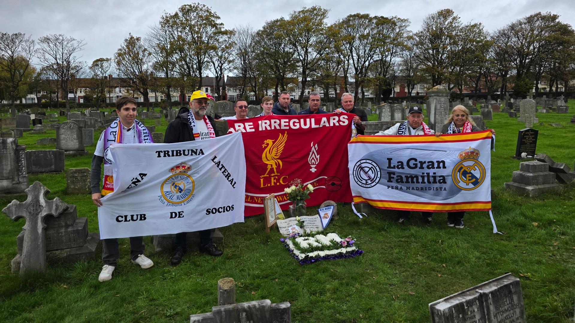 Liverpool and Real Madrid fan groups unite in special tribute to Arthur Johnson
