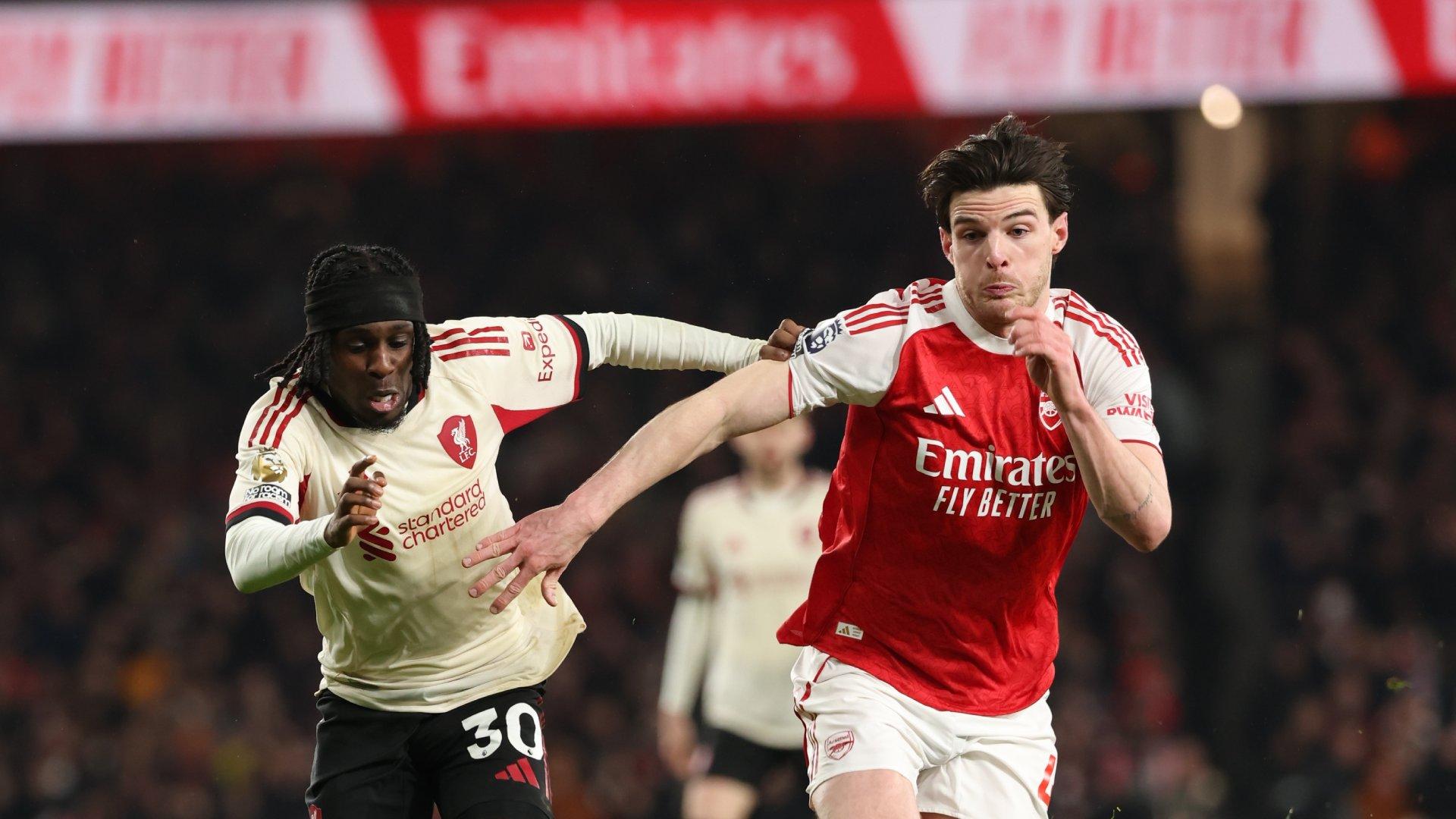 Liverpool play out goalless draw with Arsenal at Emirates Stadium