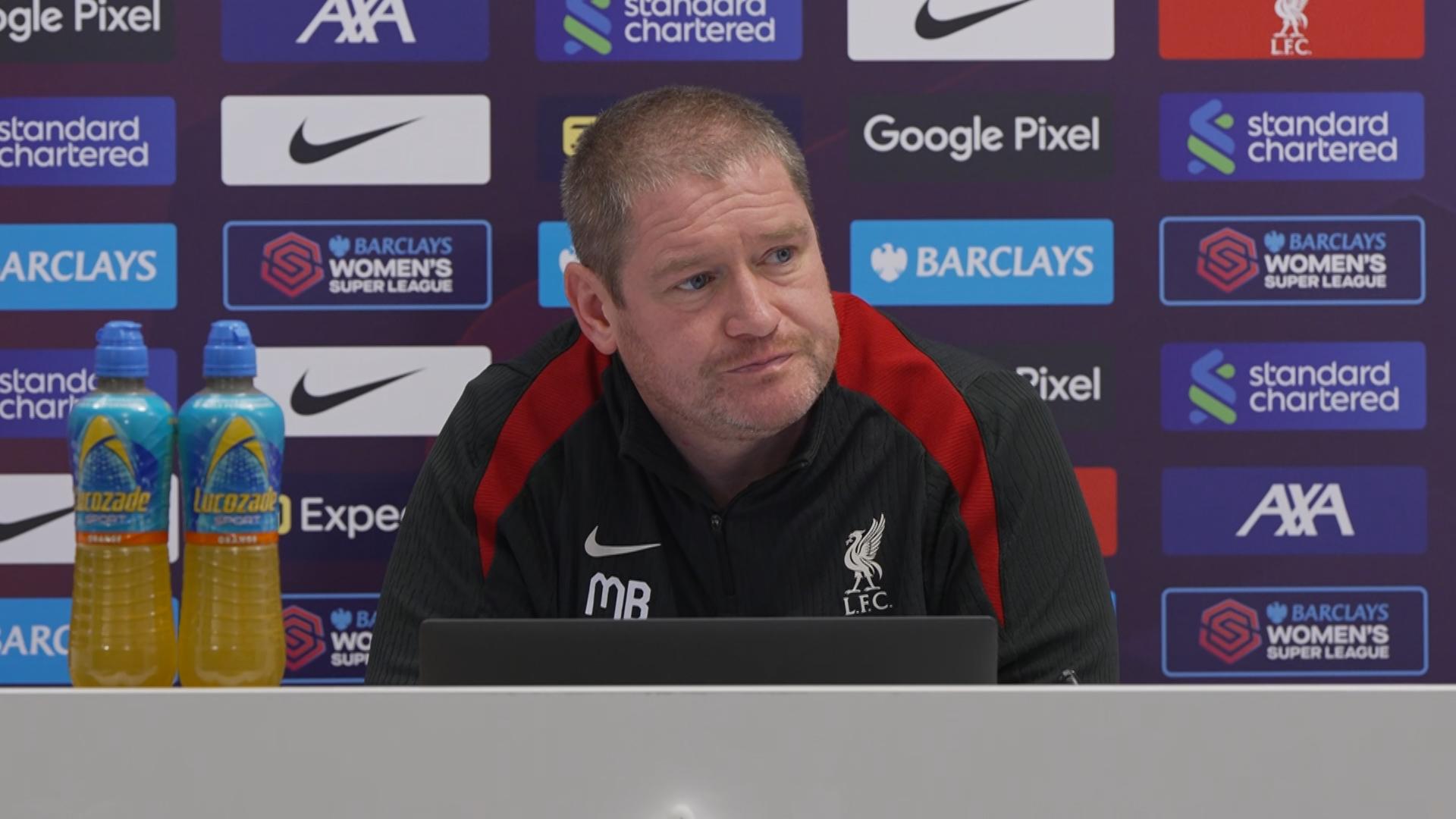 Watch Matt Beard's pre-Aston Villa press conference