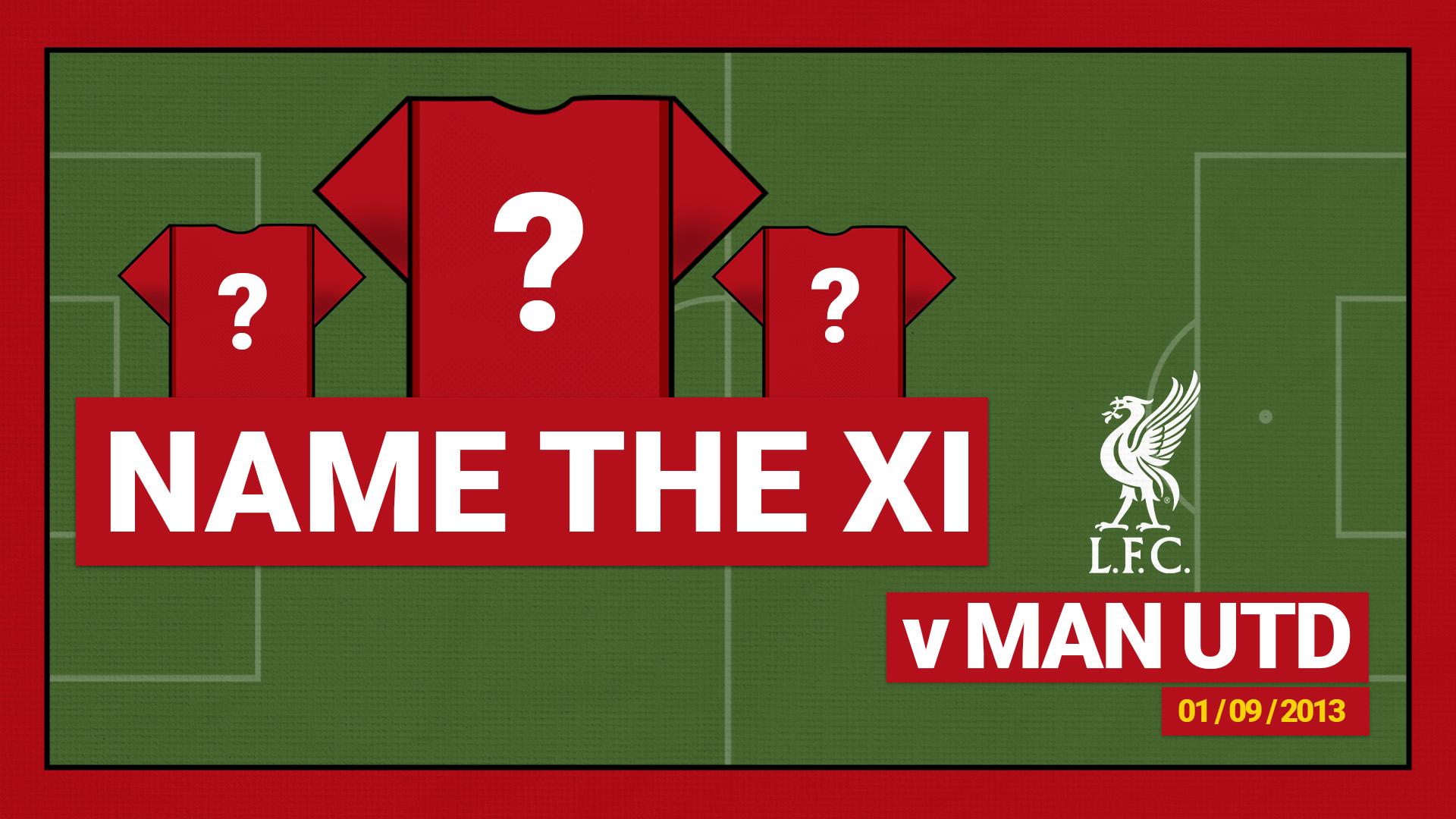 Name the starting XI: Liverpool 1-0 Manchester United - 2013