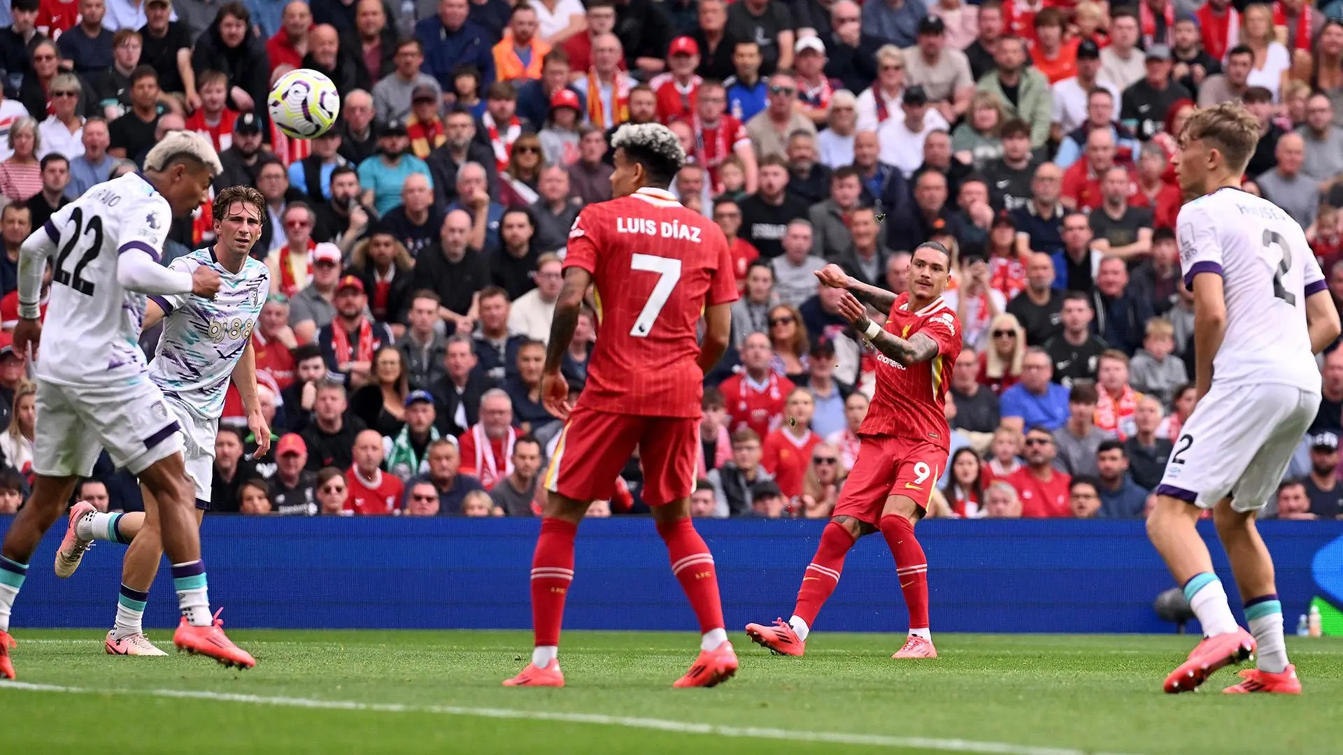Watch every angle of Darwin Nunez's brilliant goal against Bournemouth