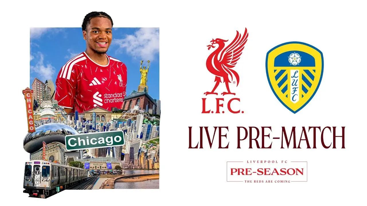 Watch live build-up to Liverpool's pre-season clash with Leeds