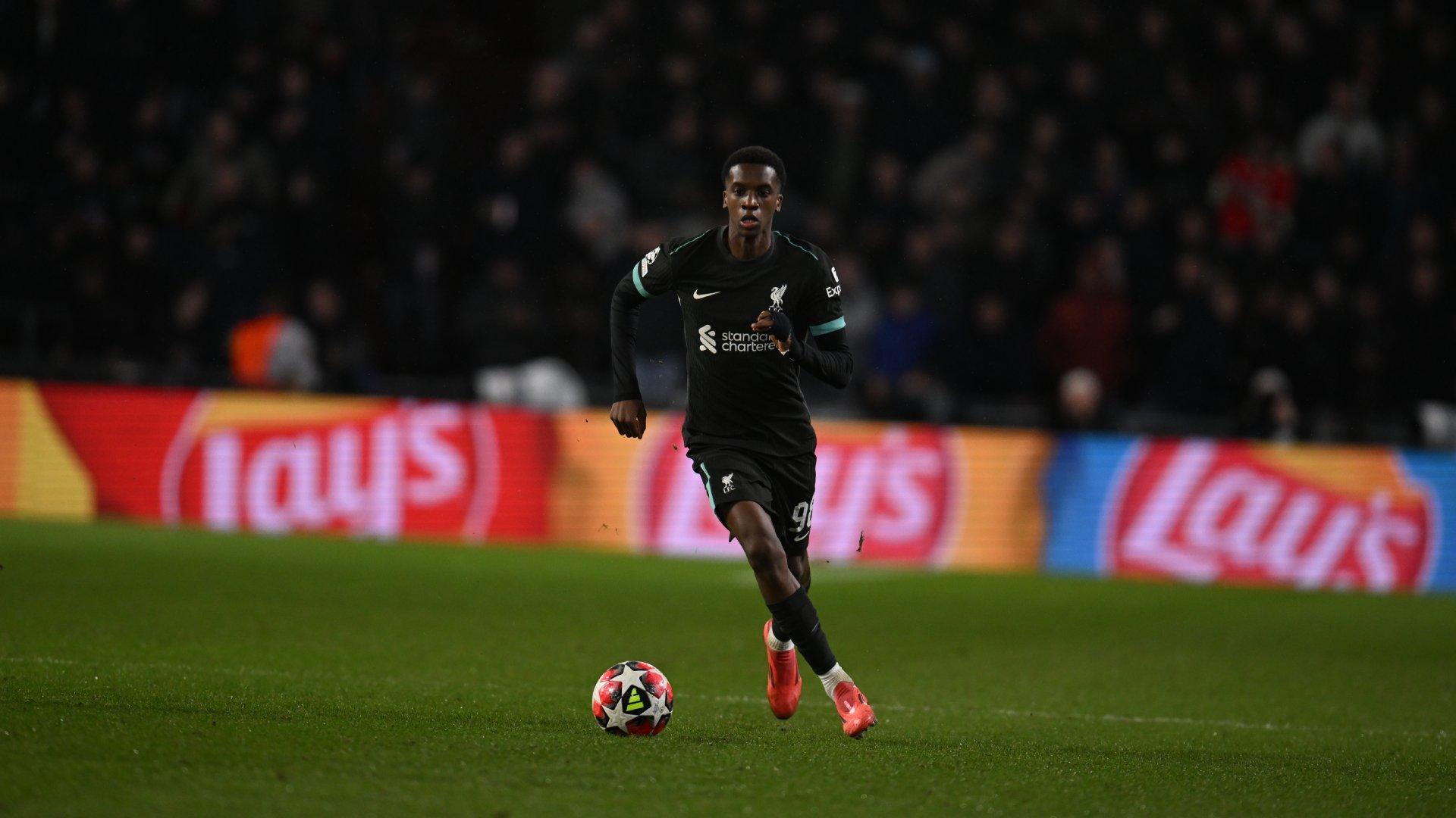 Trey Nyoni becomes Liverpool's youngest player in Europe