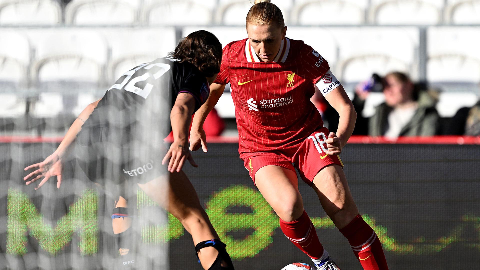 WSL stream: Watch Liverpool 1-1 Crystal Palace in full