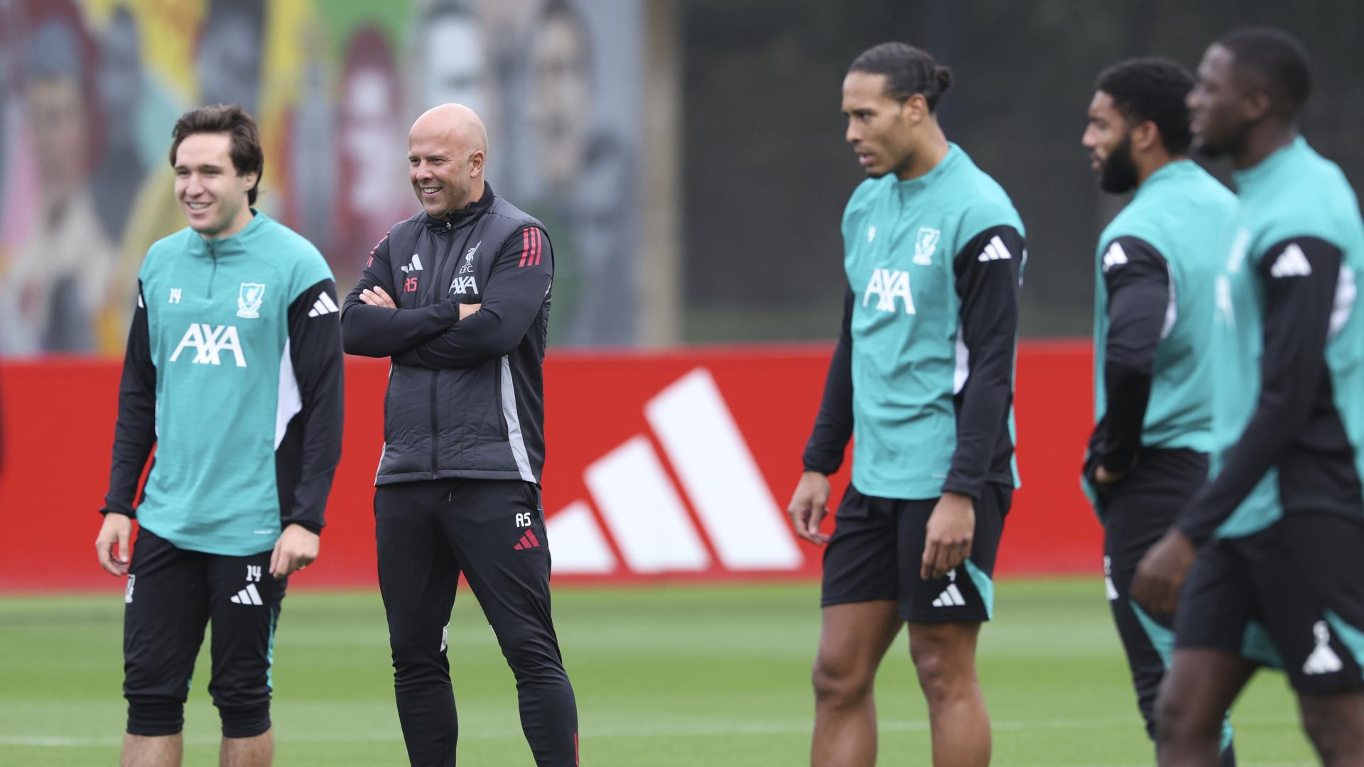 Liverpool confirm 21-man squad for Eintracht Frankfurt clash