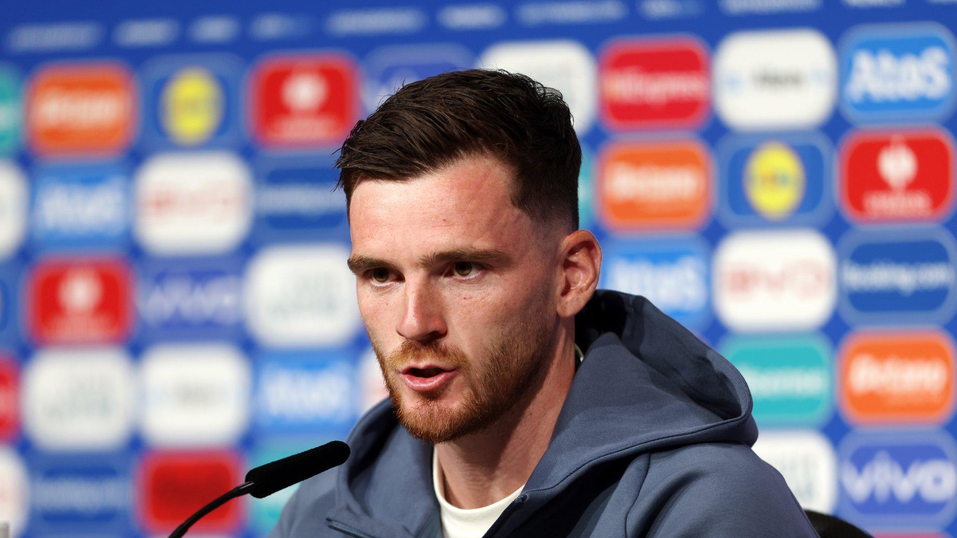 Andy Robertson on his fitness, Euro 2024 aims and a text from Jürgen Klopp