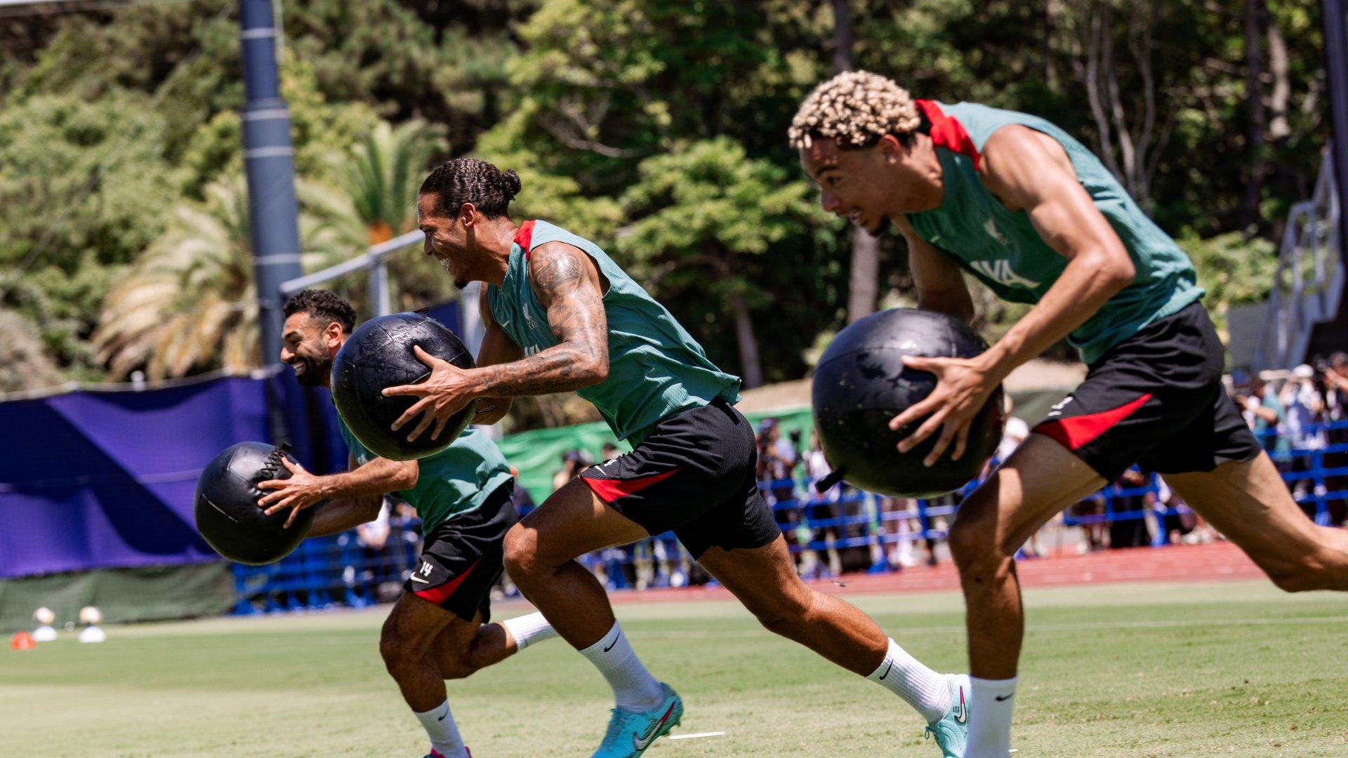 44 training photos as Liverpool get ready for Yokohama F. Marinos friendly