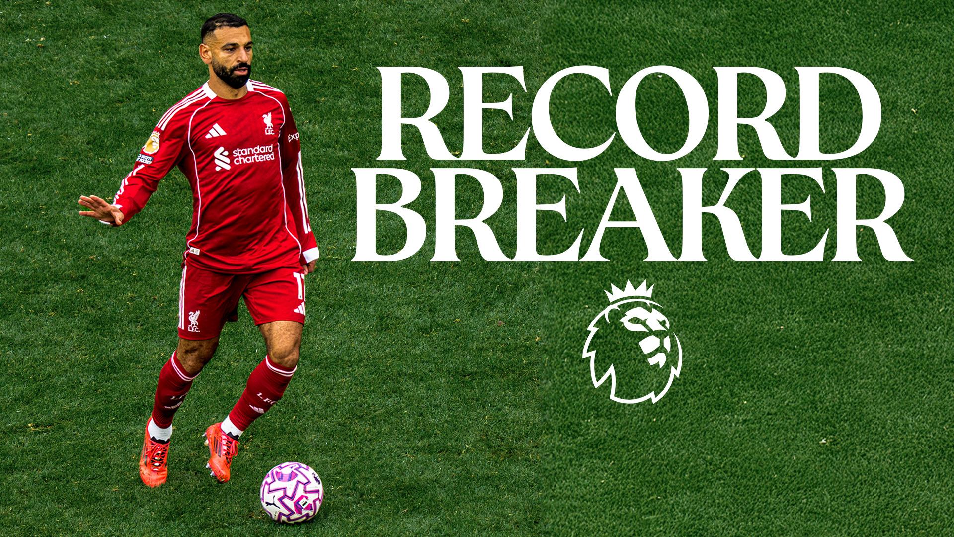 Record-breaker! Watch all of Mohamed Salah's PL goals and assists for Liverpool