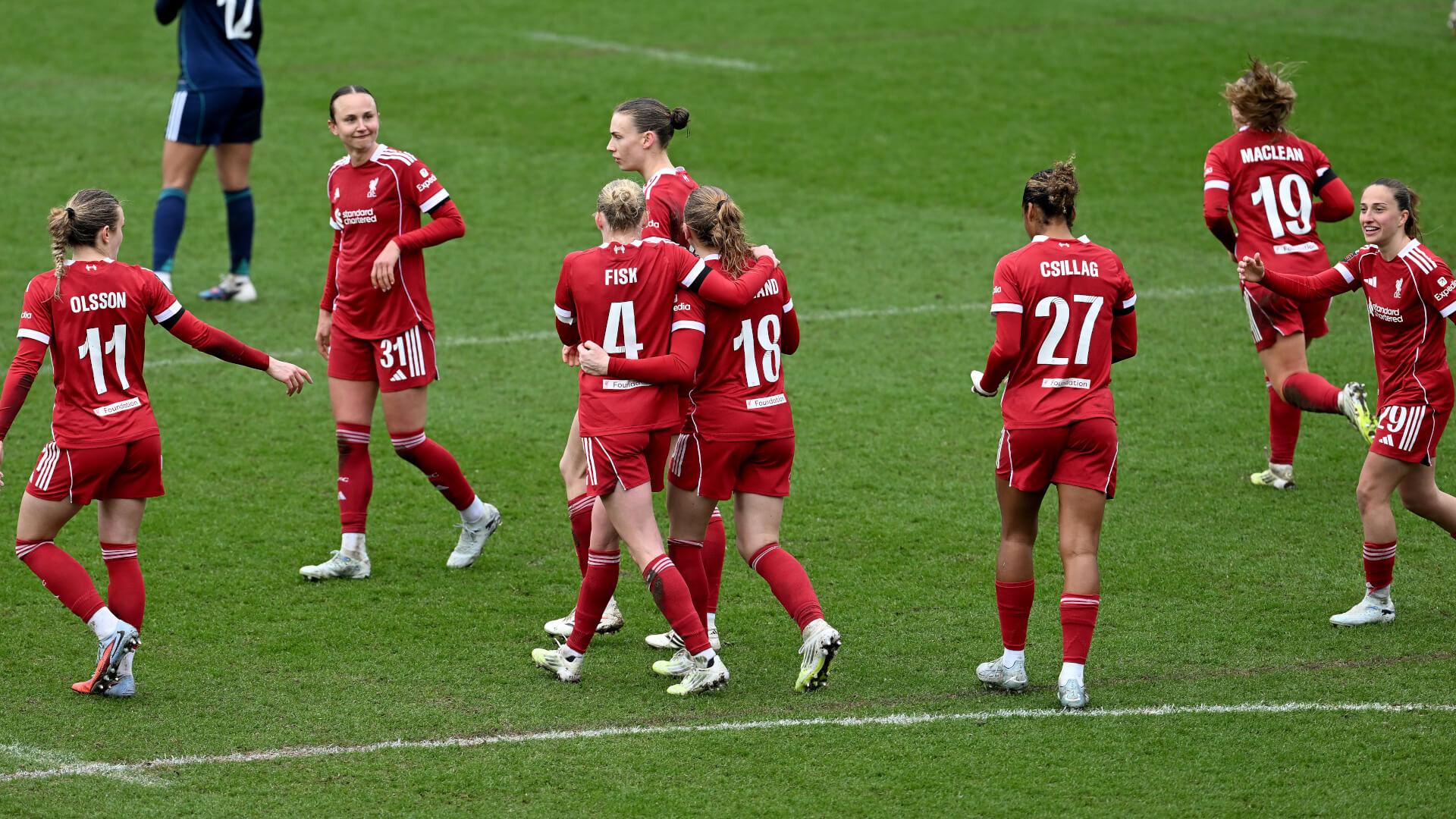 Watch WSL highlights: Liverpool 2-0 Leicester City