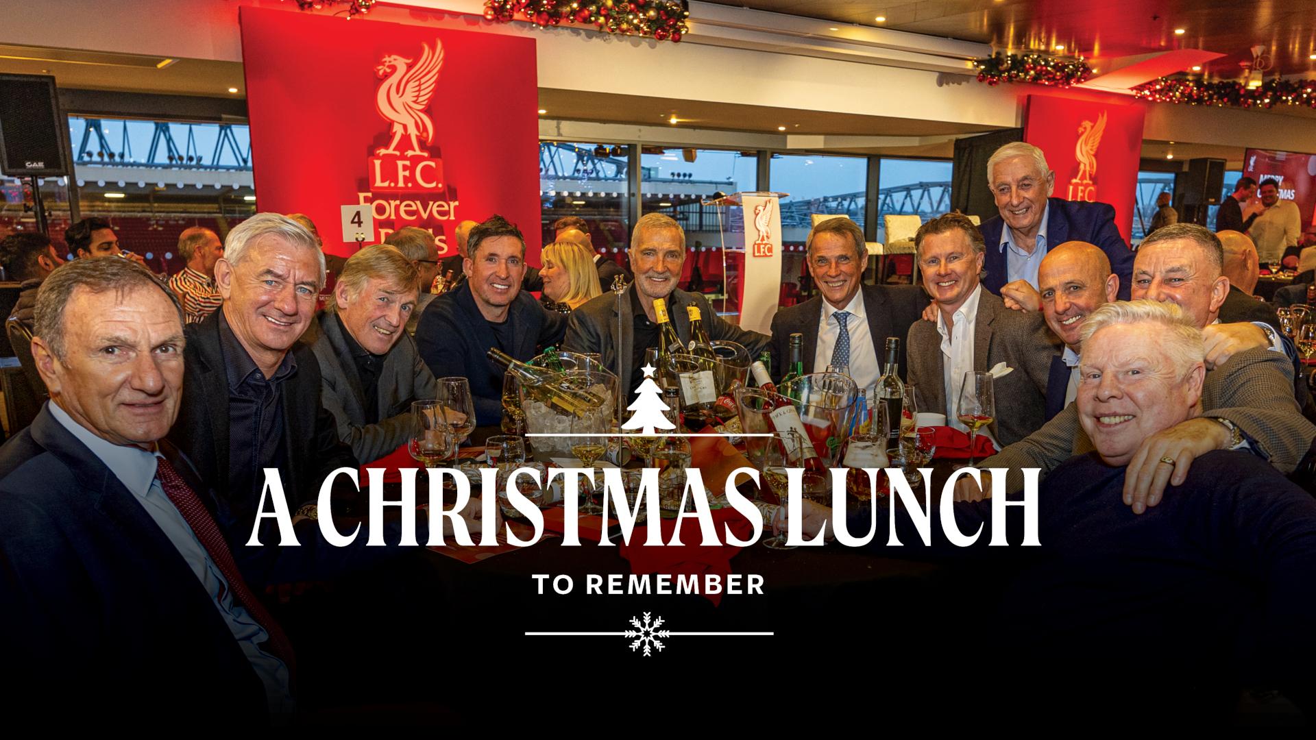 Forever Reds festive fundraising lunch returns to Anfield this December