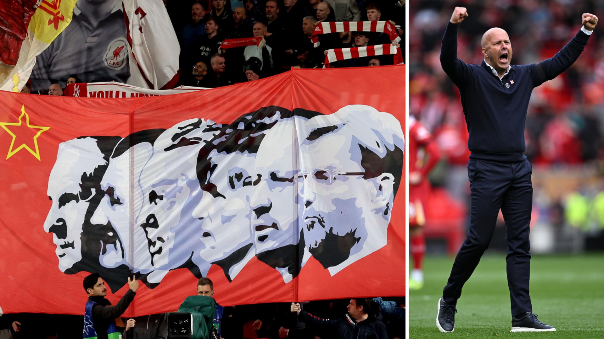 Arne Slot to join six Liverpool predecessors on special Kop banner