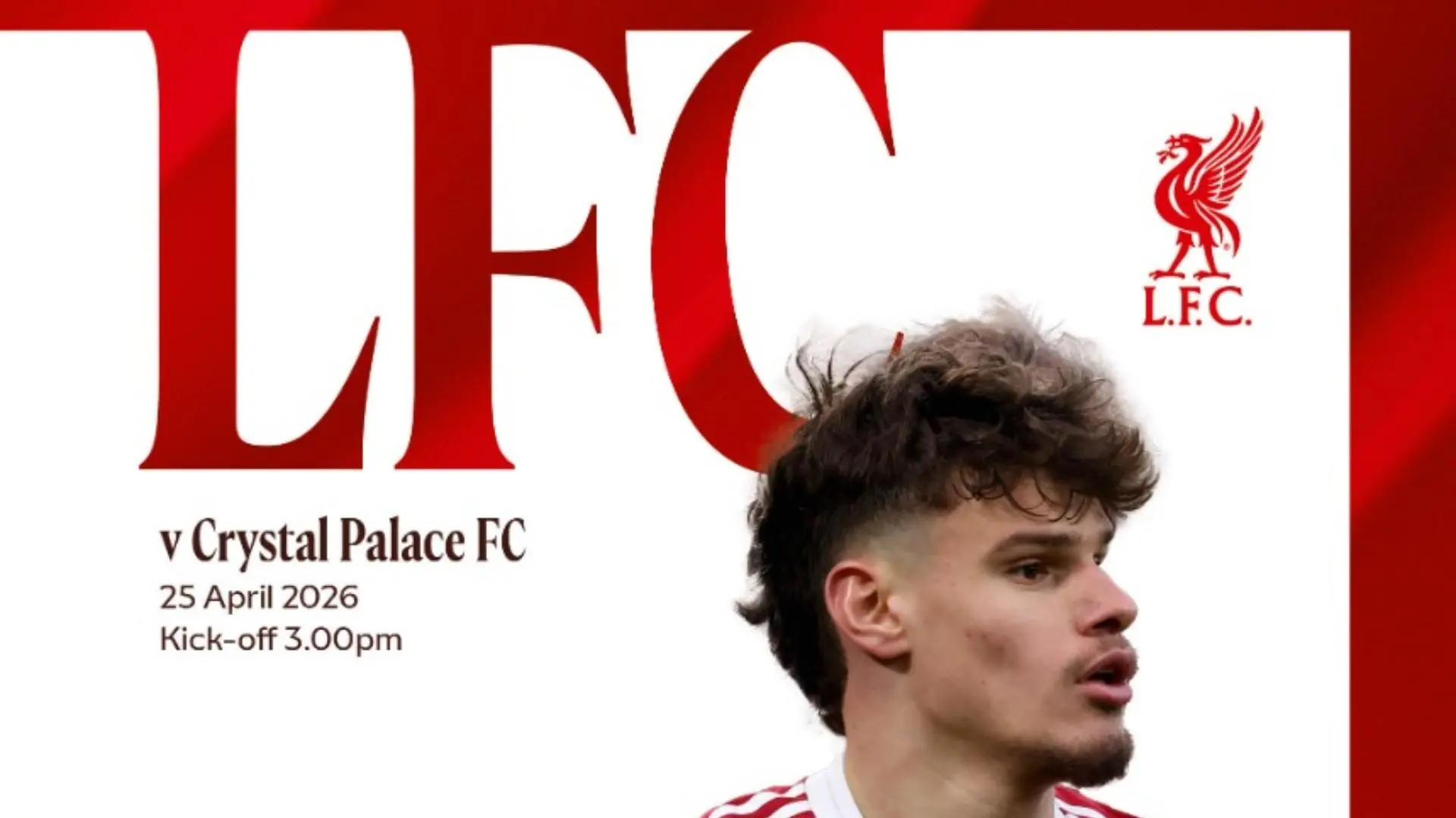 Get your Liverpool v Crystal Palace official matchday programme