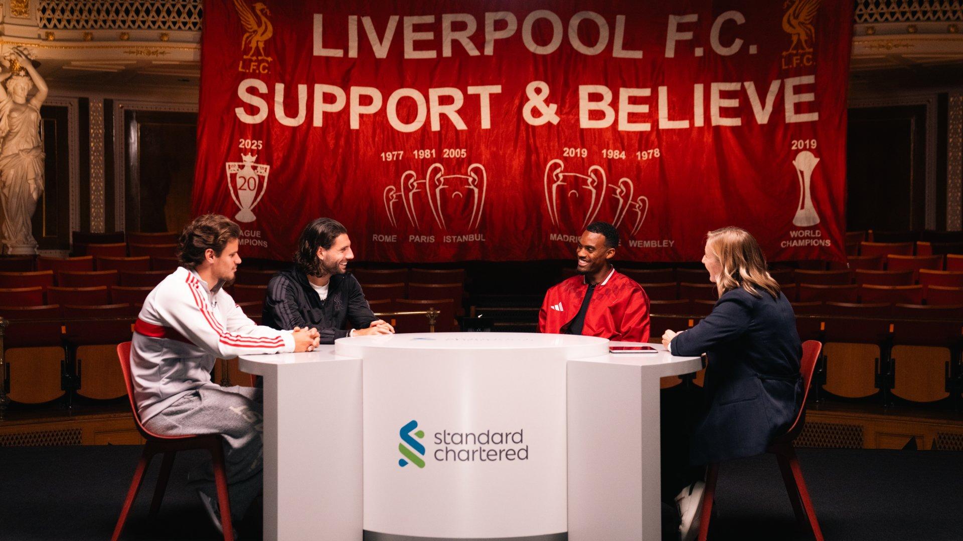 Responsibility, intensity and 'competing for everything' - Gravenberch, Kerkez and Szoboszlai talk in 'The Reds Roundtable'