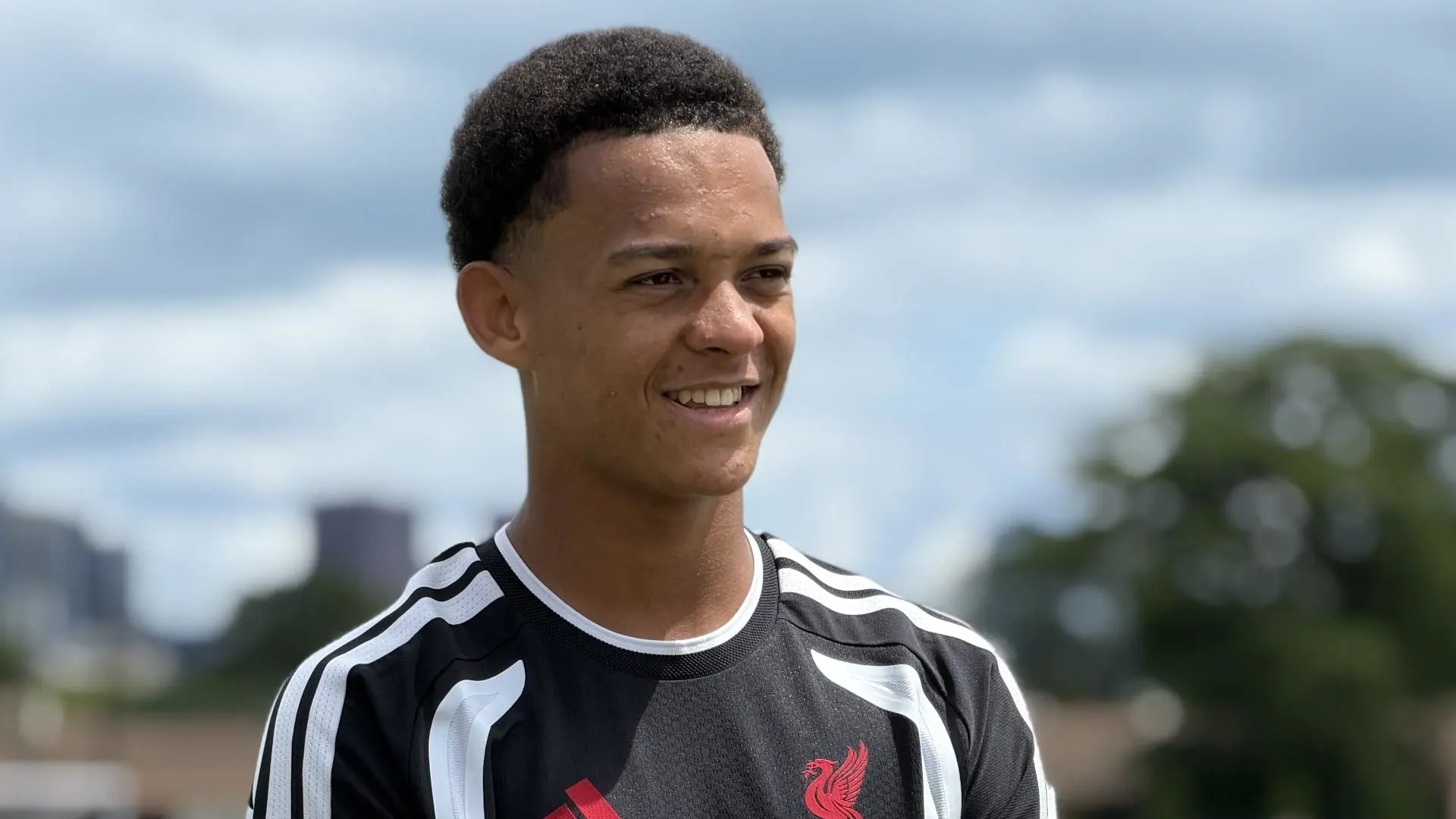 'I called my mum first!' - Josh Sonni-Lambie's first tour with Liverpool