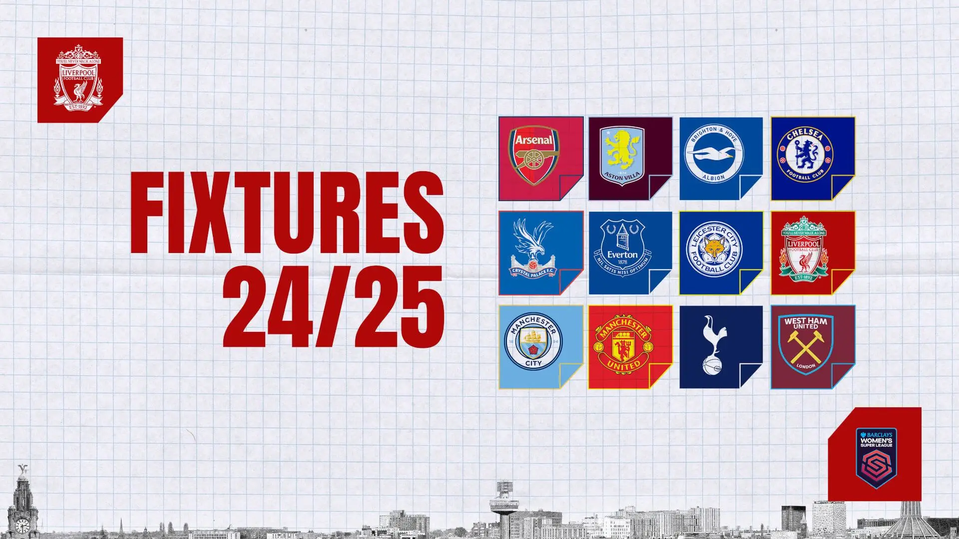 Liverpool FC Women's WSL fixture list for 2024-25 confirmed